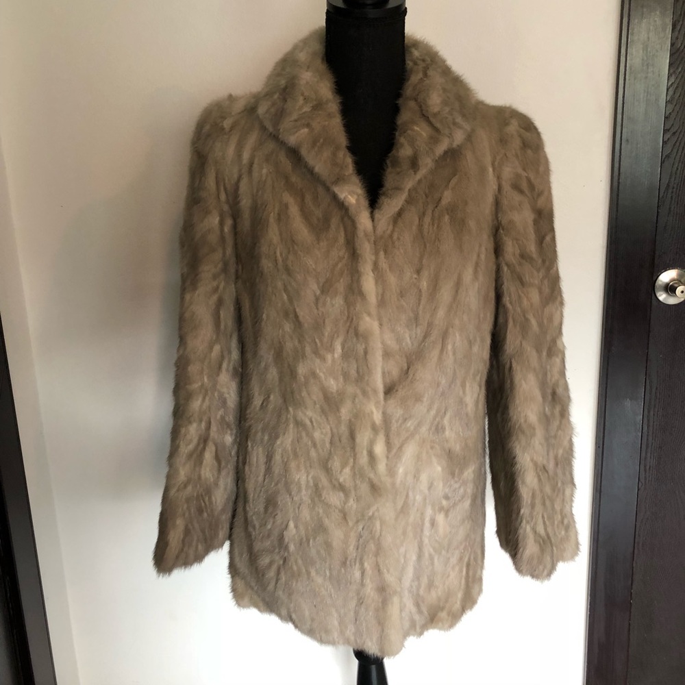 Mink fur coat